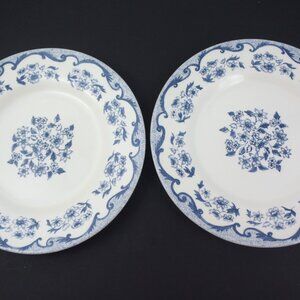 2 Royal Stafford "French Toile" Salad/Side Plates, Vintage Discontinued Pattern